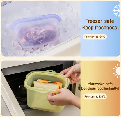 KUBOZN® 4-in-1 Silicone Food Bags — The Last Storage Solution You'll Ever Need