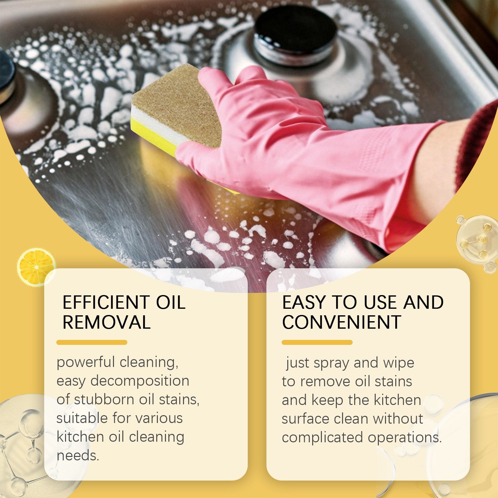 🎁LIMITED SALE BUY 2 GET 1 FREE!!✨Multi-Purpose Kitchen Heavy Oil Cleaner Spray🔥2026 Kitchen Hot Sale 🔥 (offer)