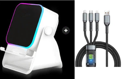 🔥Limited 50% discount!🔥 5-in-1 wireless Bluetooth speaker with induction function and adjustable cell phone holder