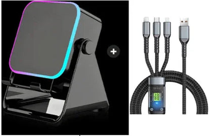 🔥Limited 50% discount!🔥 5-in-1 wireless Bluetooth speaker with induction function and adjustable cell phone holder