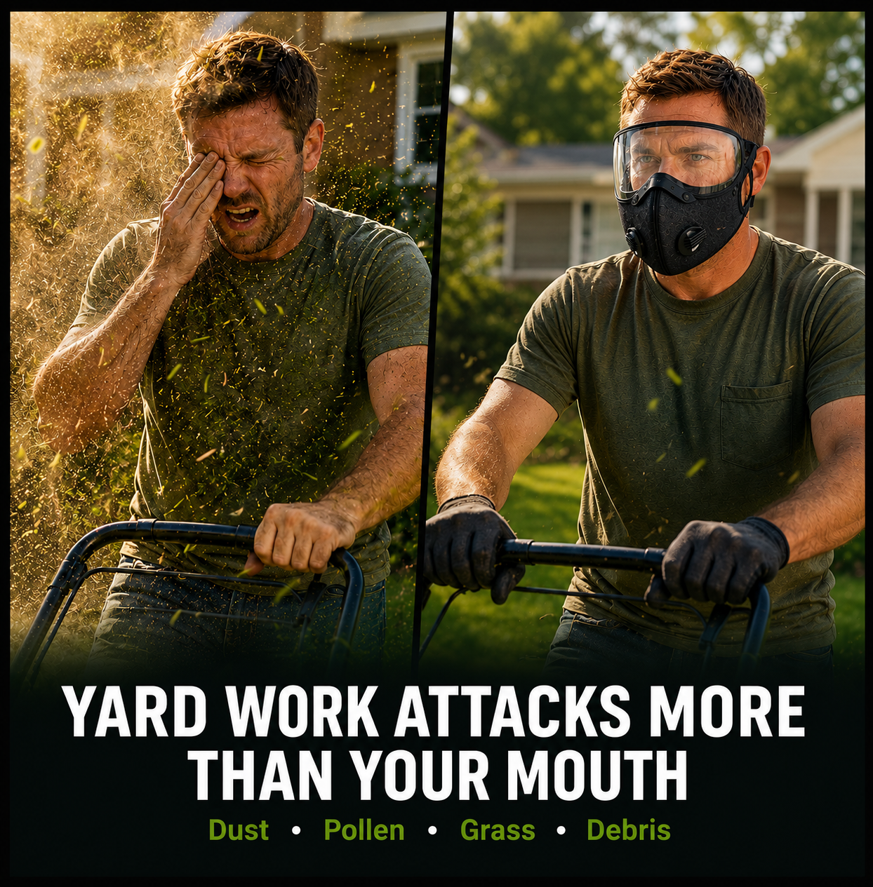 🔥FONOME GardenShield™ Full-Face Dust Protection Mask🔥 (offer)