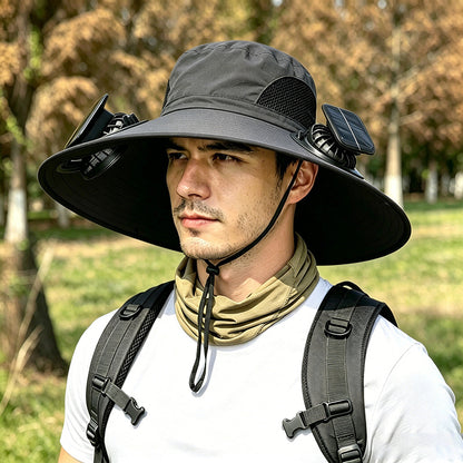 2026 HOT SALE | Solar Breeze Cooling Hat – Stay Shaded & Breezy Outdoors