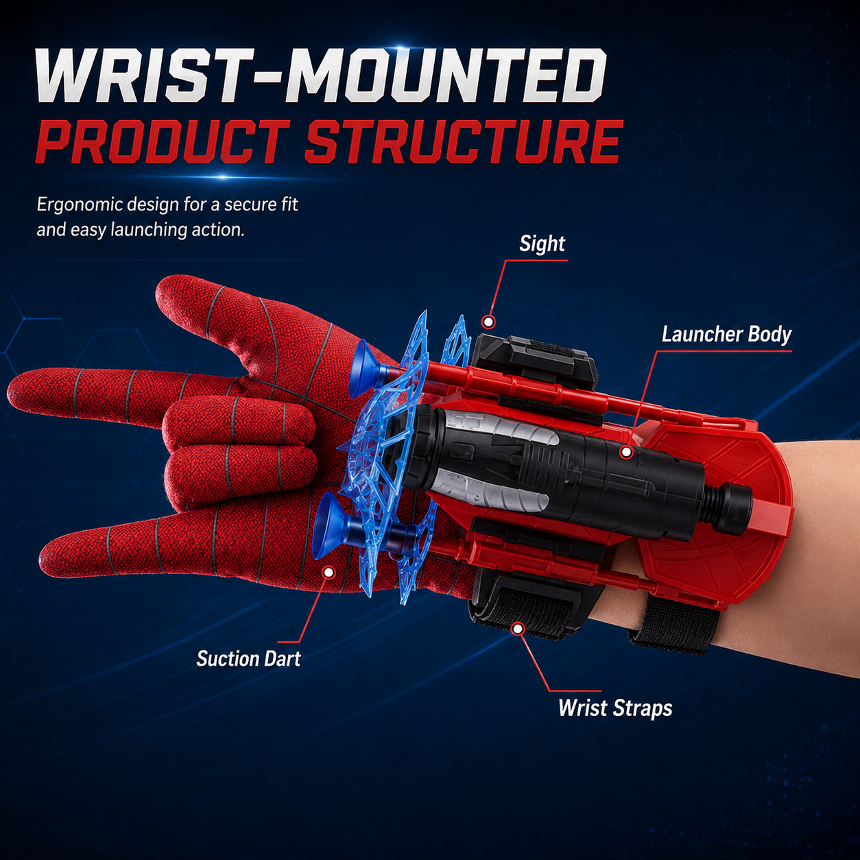Web Shooter Launcher – Premium Hero Action Collection