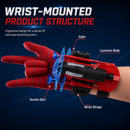 Web Shooter Launcher – Premium Hero Action Collection