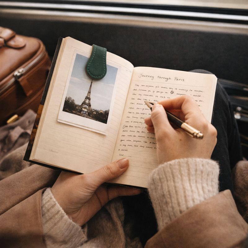 Fonome™ Genuine Leather Magnetic Bookmark | The Quieter, Smarter Way to Mark Your Page