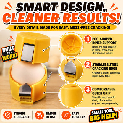 🔥2026 HOT SALE🔥🔥Limited-time 😮‍💨 🍳 Quick Egg Cracker Tool – Open Hundreds Of Eggs Faster & Cleaner 🔥