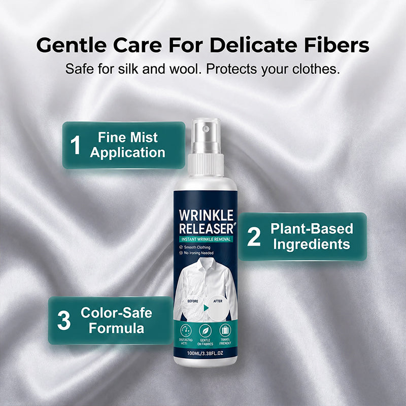 👔✨ Instant Wrinkle Release – No Iron, Travel-Ready, Static-Free & Fresh