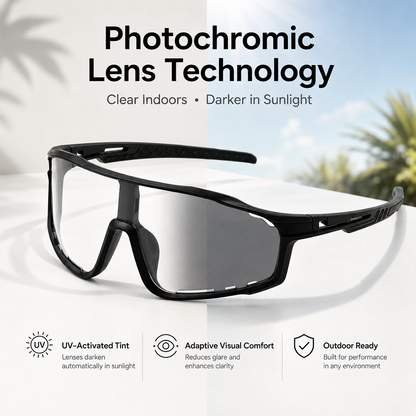 ☀️🕶️See Clearly From Sun to Shade — Photochromic Outdoor Glasses