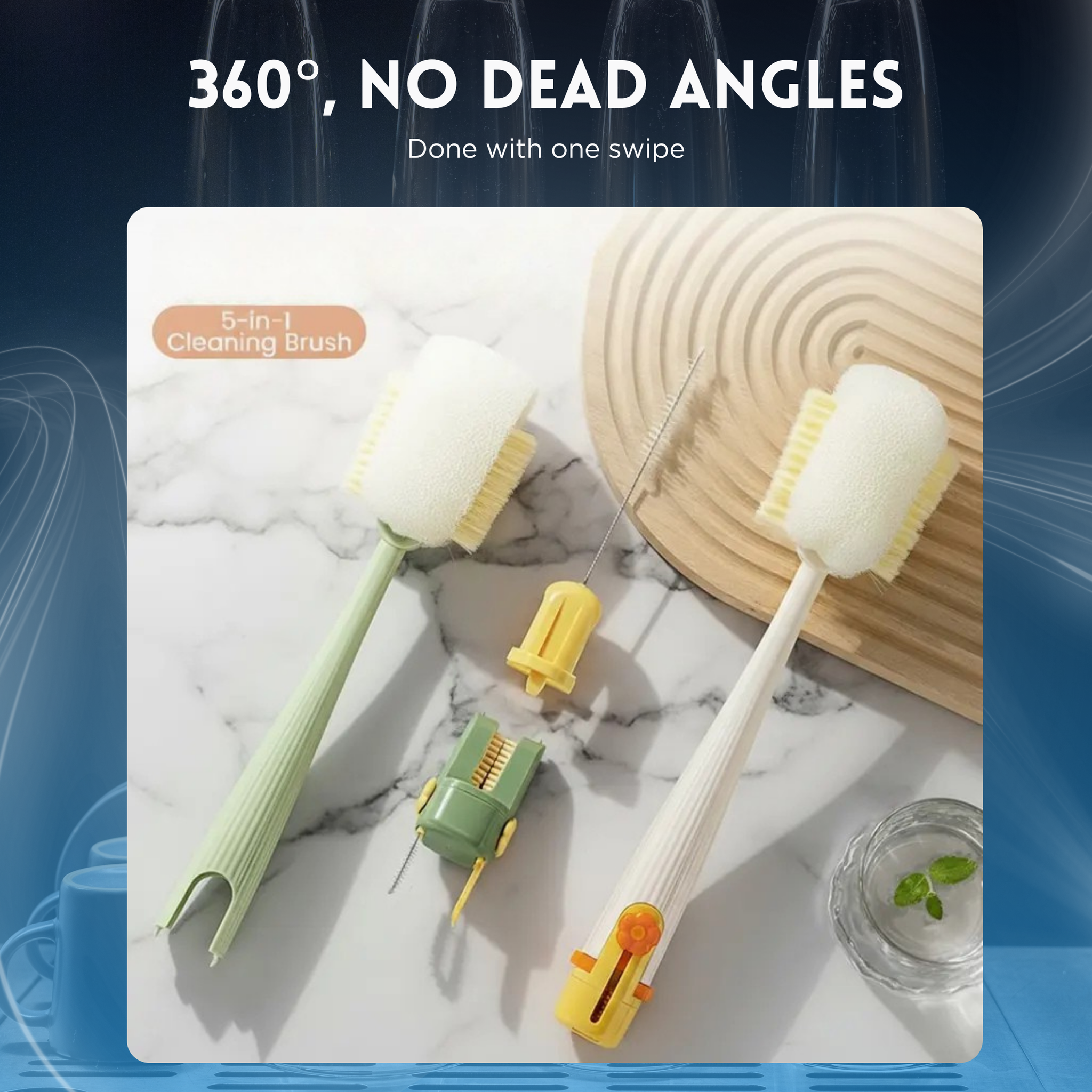 Fonome™ The Ultimate 5-in-1 Multifunctional Cleaning Brush (Offer)