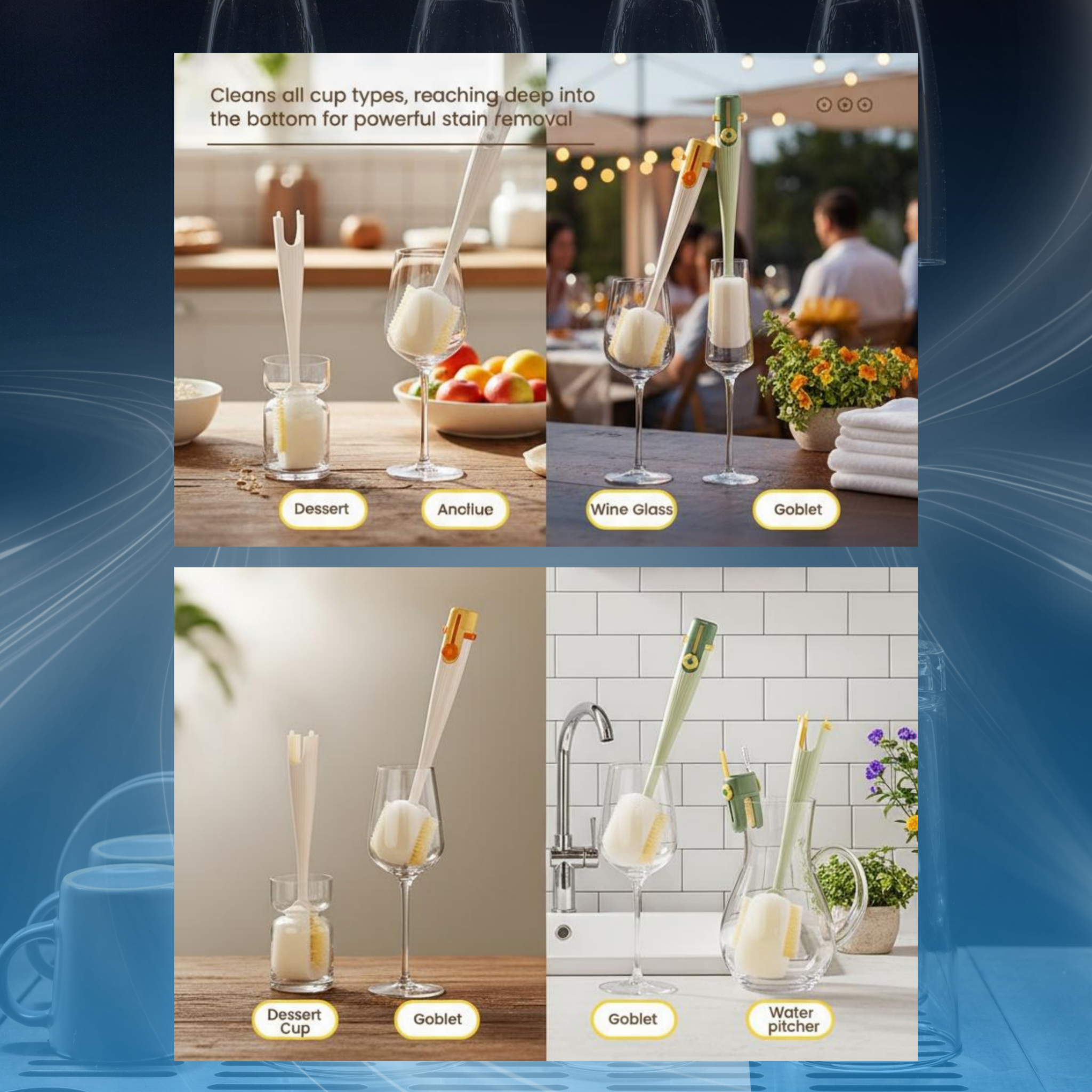 Fonome™ The Ultimate 5-in-1 Multifunctional Cleaning Brush