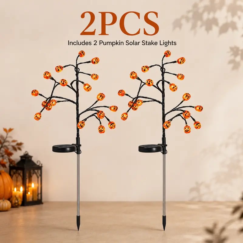 🎃Solar Pumpkin Stake Lights