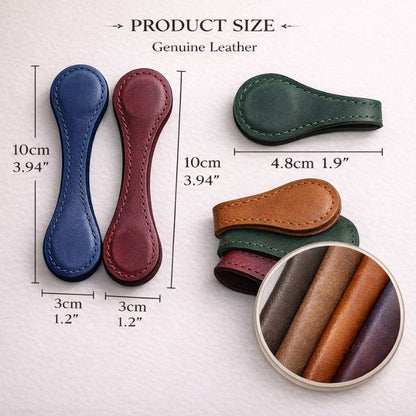 Fonome™ Genuine Leather Magnetic Bookmark | The Quieter, Smarter Way to Mark Your Page
