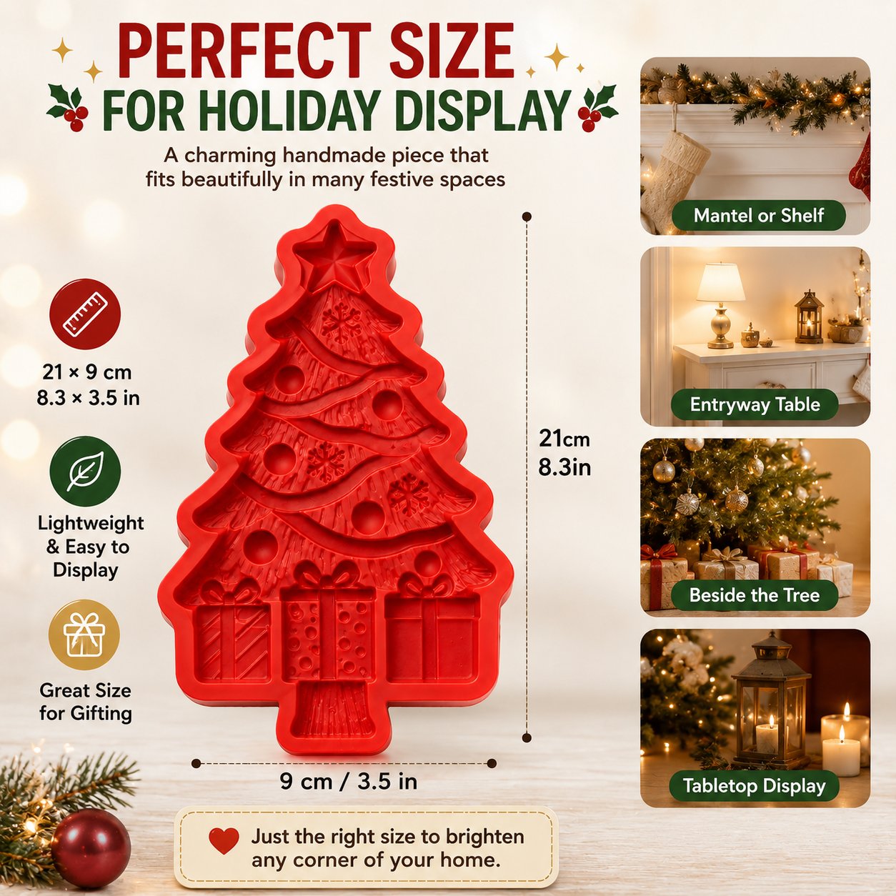 🔥 LAST DAY 49% OFF – 🎄 DIY Christmas Tree Mold & Paint Craft Kit  🎨✨