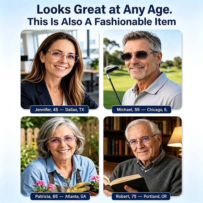 Smart Auto-Focus Reading Glasses | Crystal Clear Vision for Seniors 👓❤️