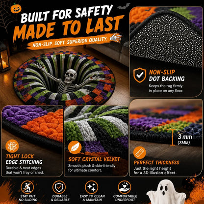 🆙Halloween 3D Illusion Rug