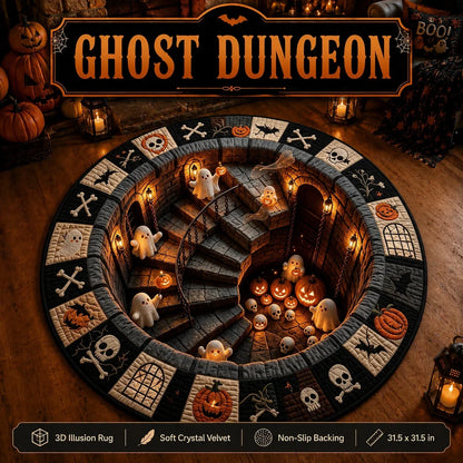 🆙Halloween 3D Illusion Rug