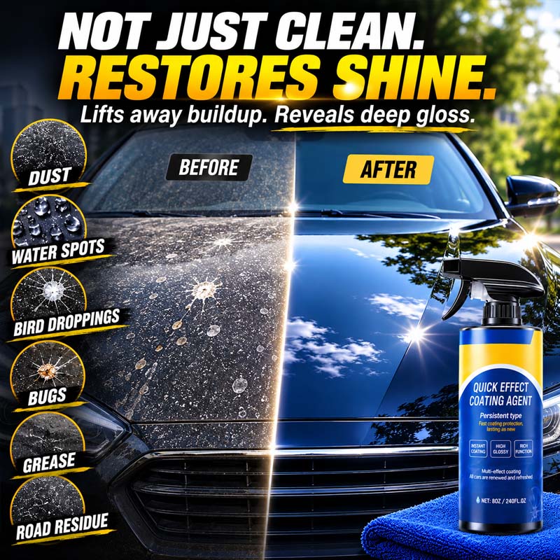 🚗✨ Advanced Car Quick-Acting Coating Agent Spray – Clean, Shine & Protect in Minutes