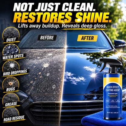 🚗✨ Advanced Car Quick-Acting Coating Agent Spray – Clean, Shine & Protect in Minutes