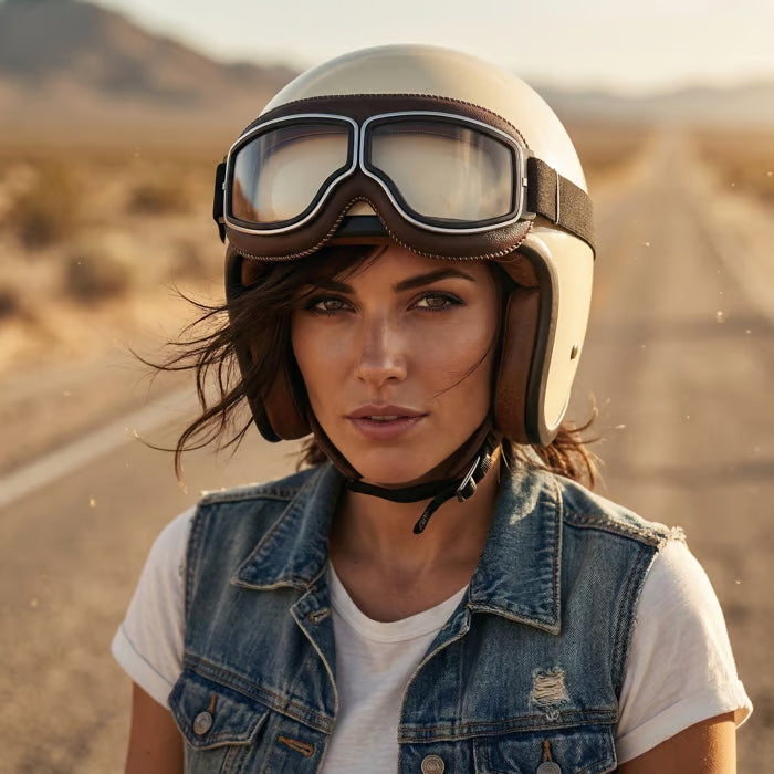 🔥 OTG Vintage Motorcycle Goggles (Fits Over Glasses)