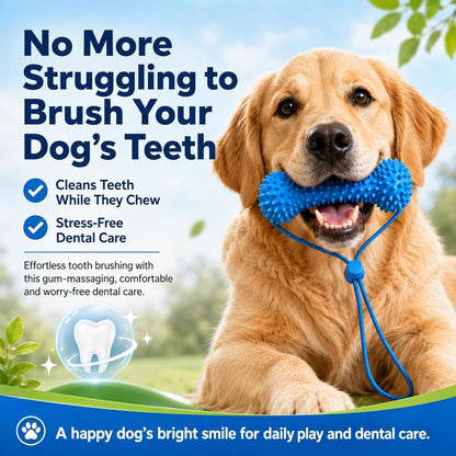 🦷 🐶7-in-1 Dog Toothbrush Chew Toy