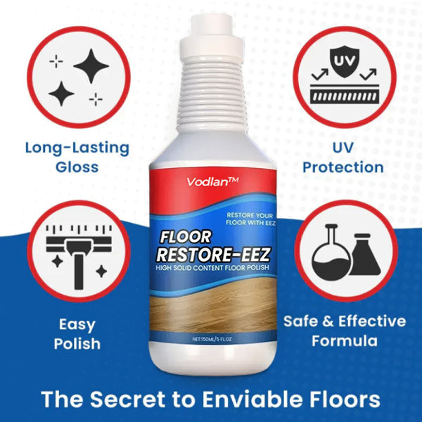 Floor Restorer – Fast-drying, non-toxic shine. ✨ (Offer)