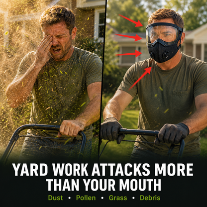 FONOME GardenShield™ Full-Face Dust Protection Mask (OFFER)