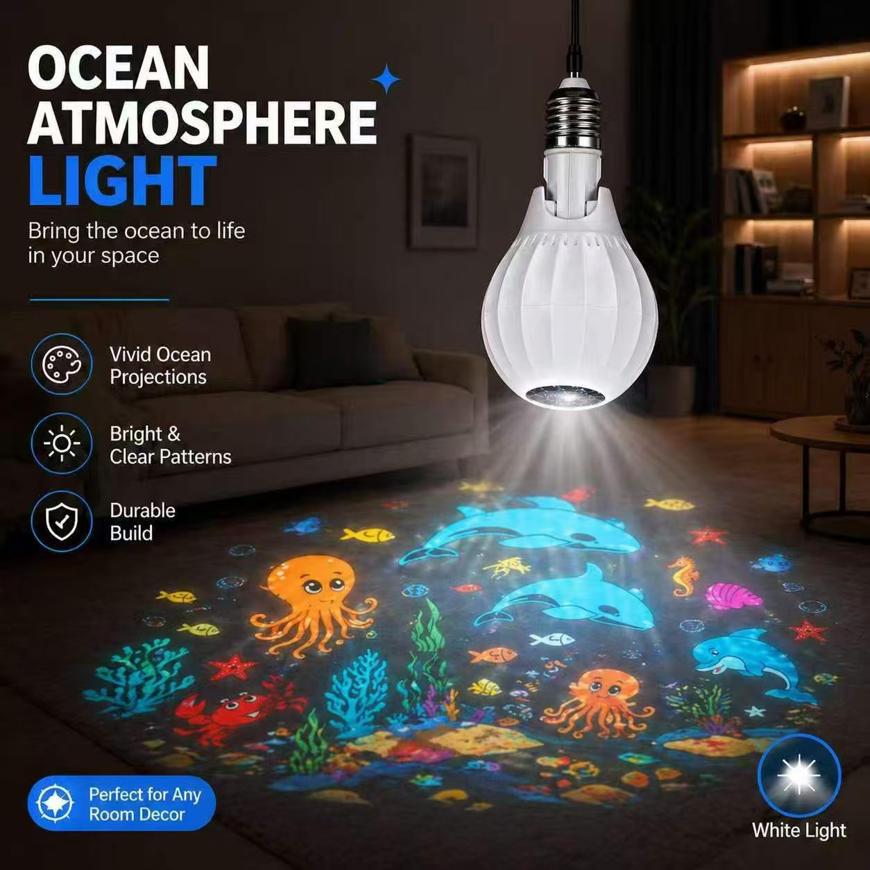 🔥Christmas Gift-50% OFF🎅✨16-Pattern USB Christmas Projector Light