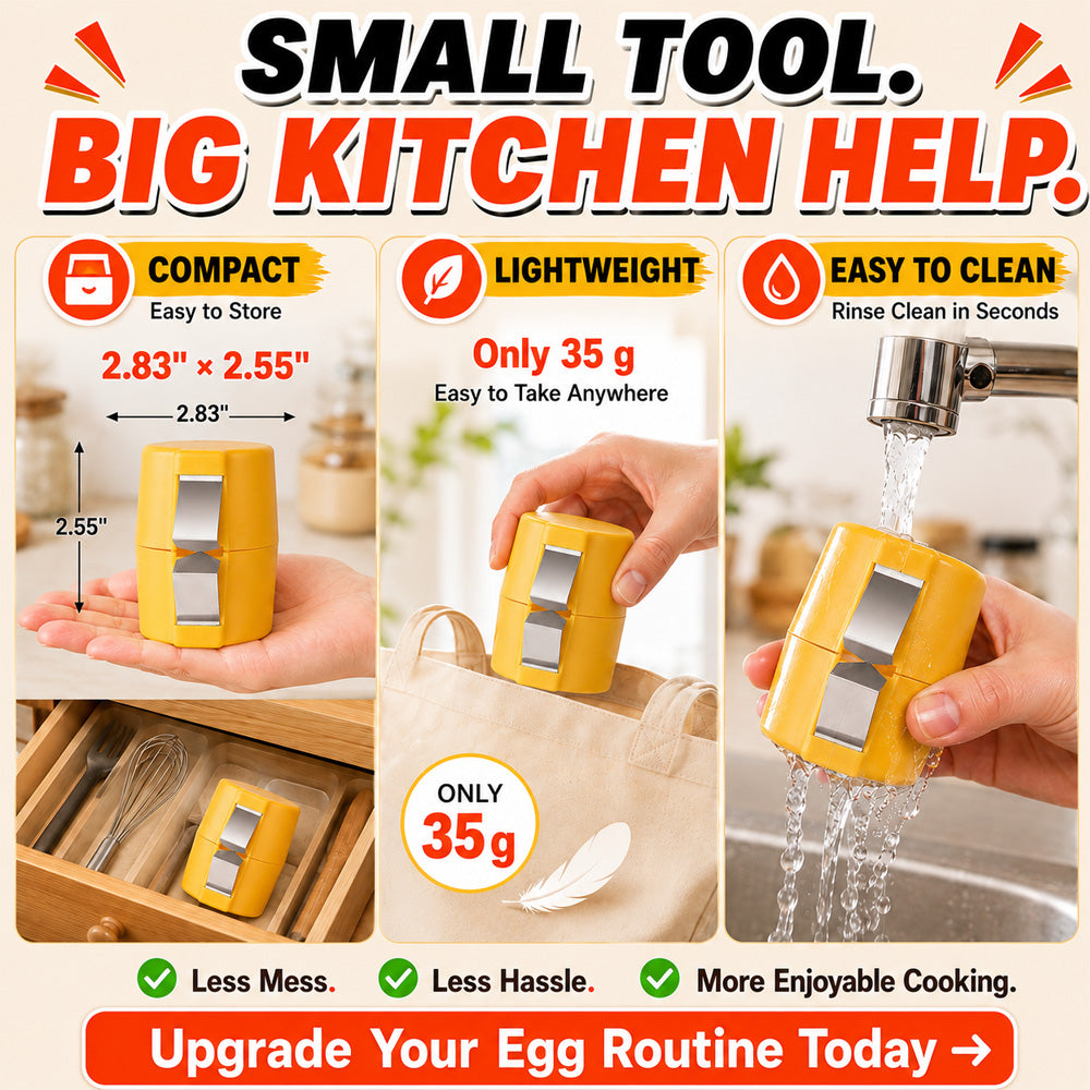 🔥2026 HOT SALE🔥🔥Limited-time 😮‍💨 🍳 Quick Egg Cracker Tool – Open Hundreds Of Eggs Faster & Cleaner 🔥