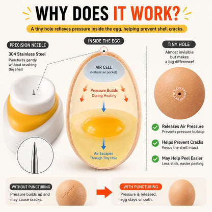 🥚Egg Piercer with Stainless Steel Needle
