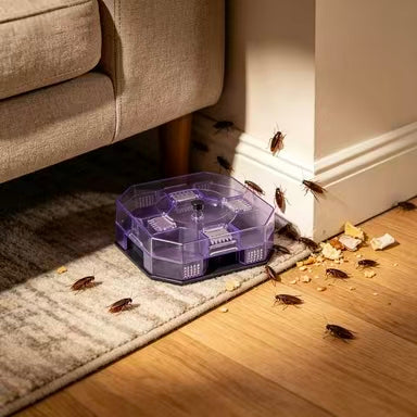 🔥Reusable Effective Roach Trap， Non-Toxic Sticky Cockroach Catcher for Kitchen Home Indoor Pest Control (offer)