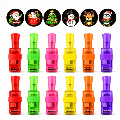 🎃 Halloween Finger Projector Rings – LED Party Favors for Kids