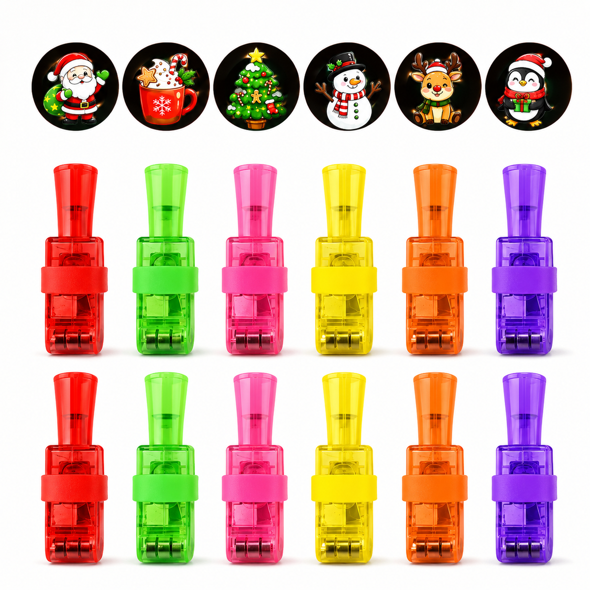 🎃 Halloween Finger Projector Rings – LED Party Favors for Kids (offer)