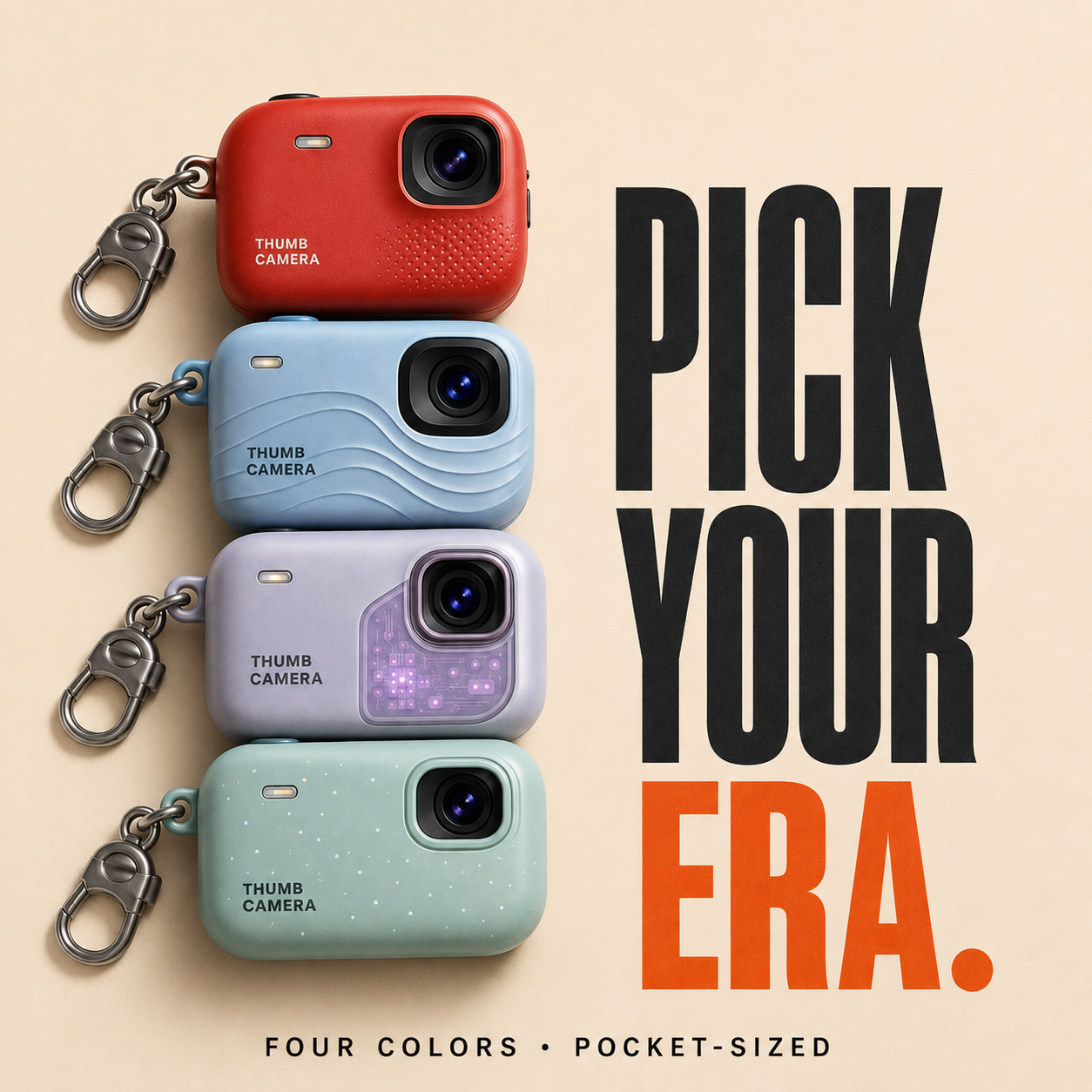 📸 FONOME™ SnapCharm Mini Camera – Tiny Camera, Big Memories