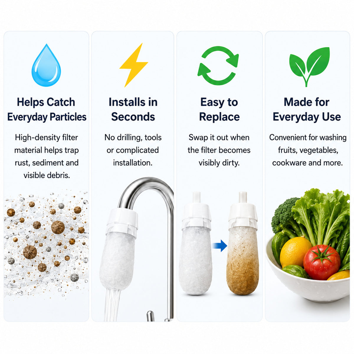 Reusable Faucet Water Filter 💧