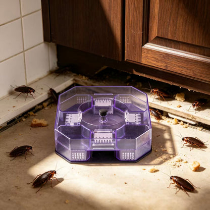 🔥Reusable Effective Roach Trap， Non-Toxic Sticky Cockroach Catcher for Kitchen Home Indoor Pest Control (offer)