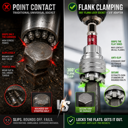 Fonome™ Industrial Flank-Lock Socket Adapter