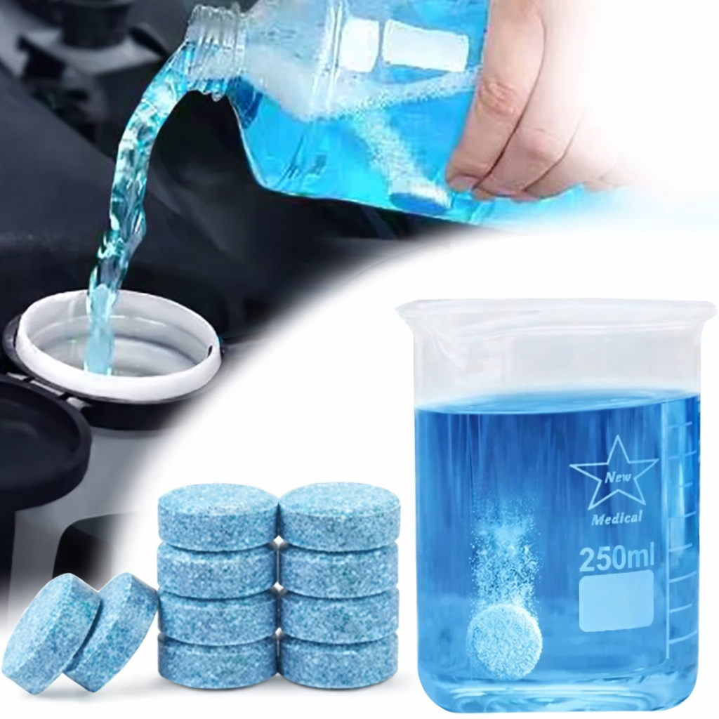 Fonome™ Windshield Washer Tablets – Crystal Clear, Streak-Free in Seconds