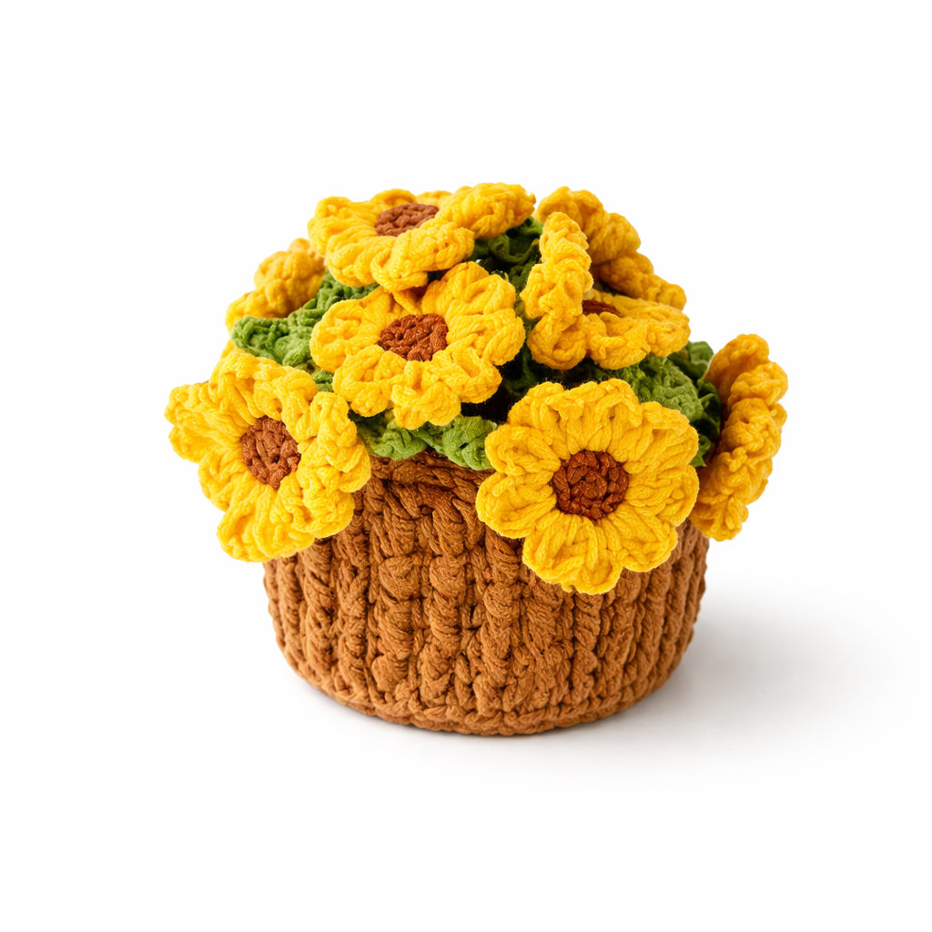 Fonome™ Handmade Sunflower Coaster Set