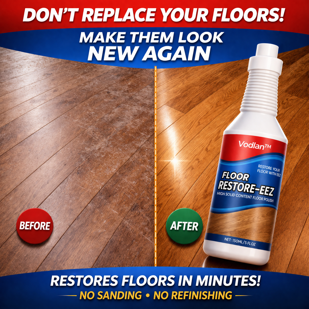 Floor Restorer – Fast-drying, non-toxic shine. ✨ (Offer)