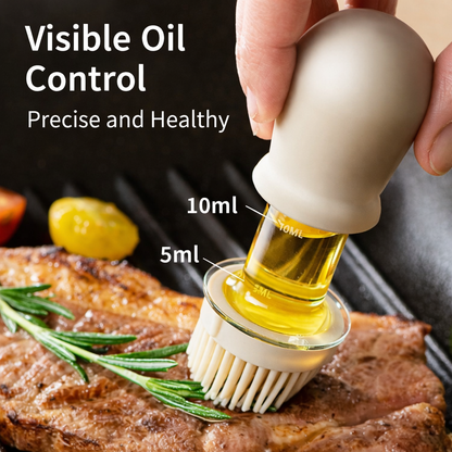 Fonome™ 2-in-1 Glass Oil Bottle with Integrated Brush — The Precision Squeeze-to-Baste Solution for Fresh-Separated, Mess-Free Cooking (Offer)