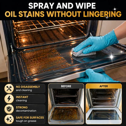 Fonome™ No-Scrub Oven & Grill Cleaner for Stubborn Grease & Burnt Residue