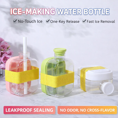 Fonome™ Ice Maker Bottle – No-Touch & Leakproof (Offer)