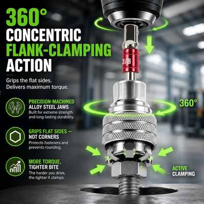 Fonome™ Industrial Flank-Lock Socket Adapter