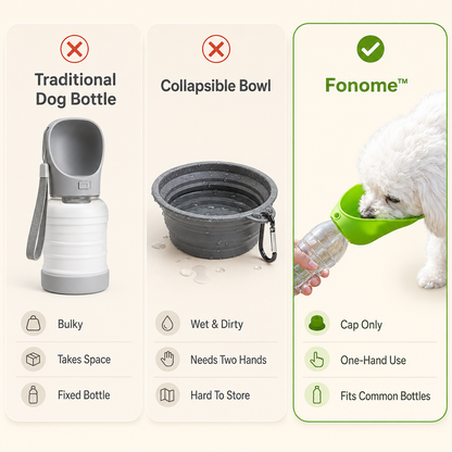 Fonome™ Portable Dog Water Bottle Cap