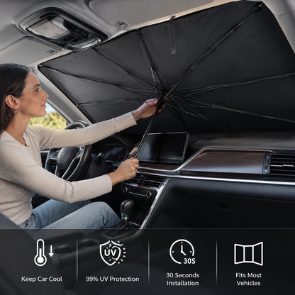CoolFold Auto Sunshade ❄️Keep Your Car Up to 50°F Cooler in Seconds Blocks 99% of UV Rays (offer)