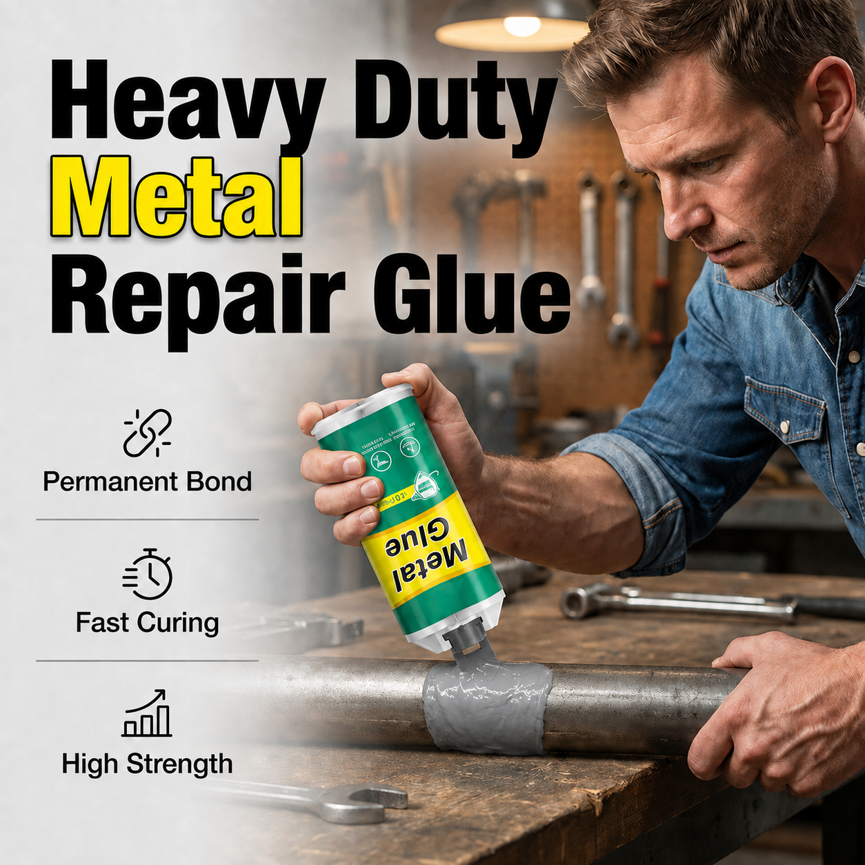 🛠️High-Strength AB Metal Repair Glue
