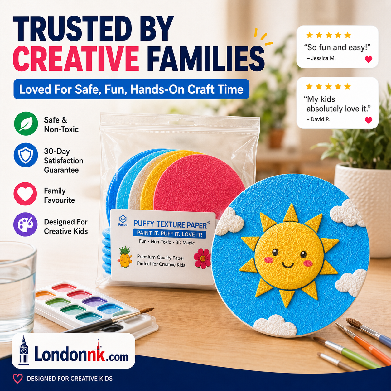 🎄Special Surprise Offer £6.99🎁Buy 3 Get 2 Free！🔮Master the magic of painting！👩‍🎨Foam Texture Painting Paper🎁