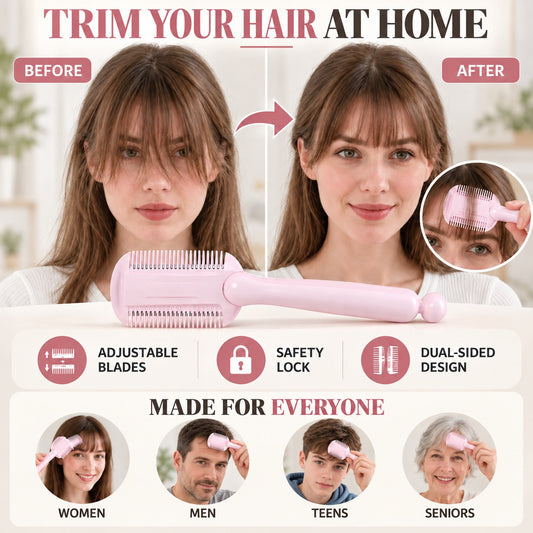 🎉✨Buy 2 Get 1 Free Limited Offer！🎁Portable Dual-Use Hair Trimming Comb