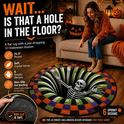 🆙Halloween 3D Illusion Rug
