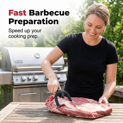 🥩FONOME™ Precision Meat Fat Trimmer – Stainless Steel Blade & U-Shaped Safety Guard🔪🍖